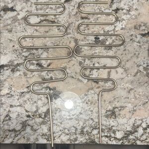 Gold  Metal Spiral plant stakes